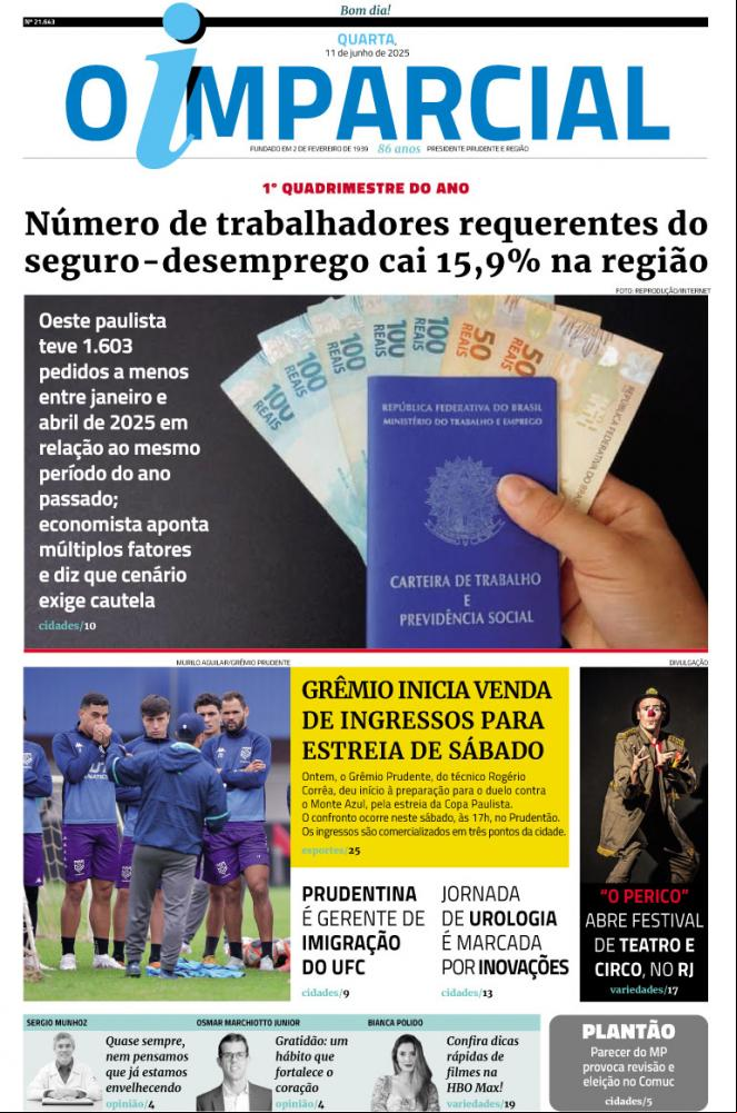 Número de trabalhadores requerentes do seguro-desemprego cai 15,9% na região - Cai 15,9% número de trabalhadores que solicitaram seguro-desemprego na região